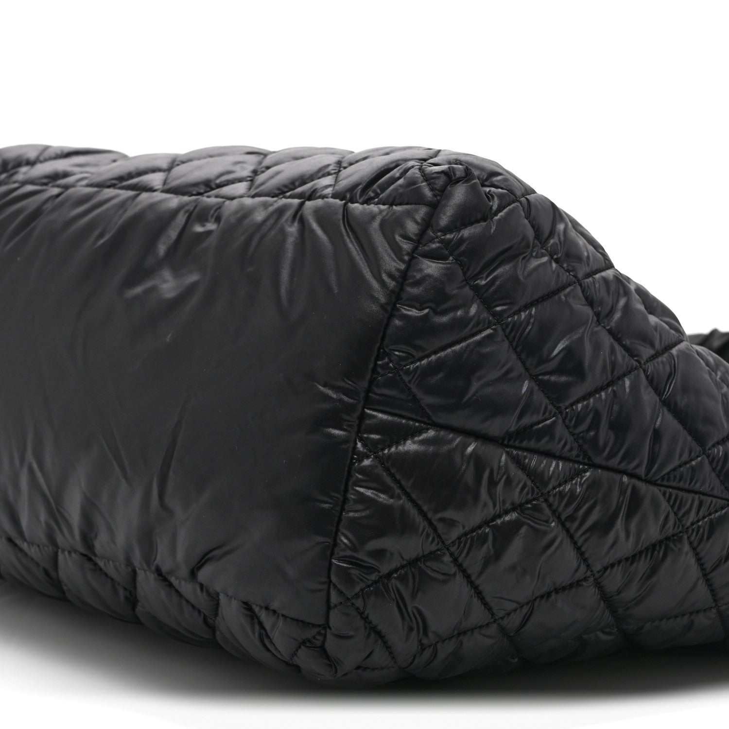 Chanel Nylon Quilted Small Coco Cocoon Tote Black 10 of 10