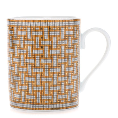 Hermes Porcelain Mosaique au 24 Mug Gold 3 of 7