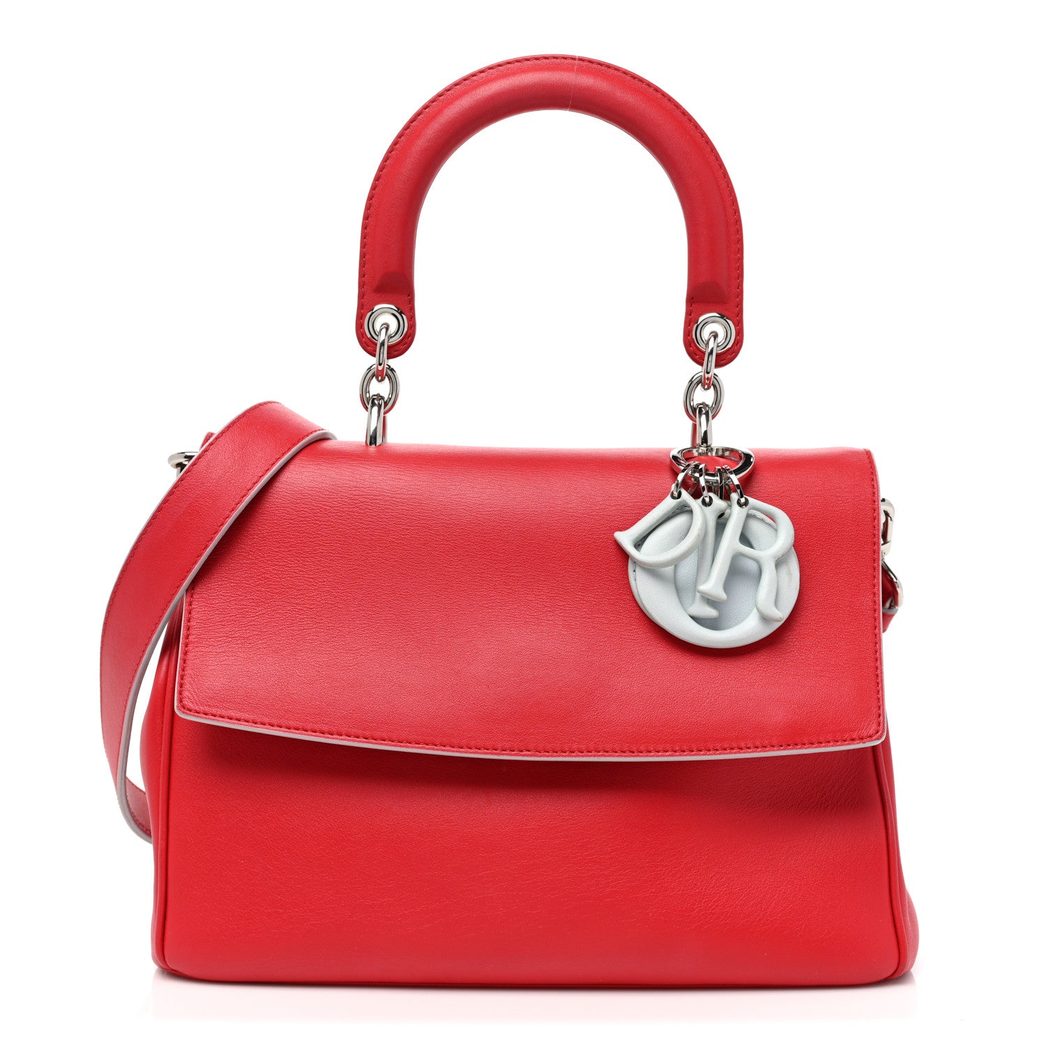 Christian Dior Smooth Calfskin Small Be Dior Flap Red 1 of 25