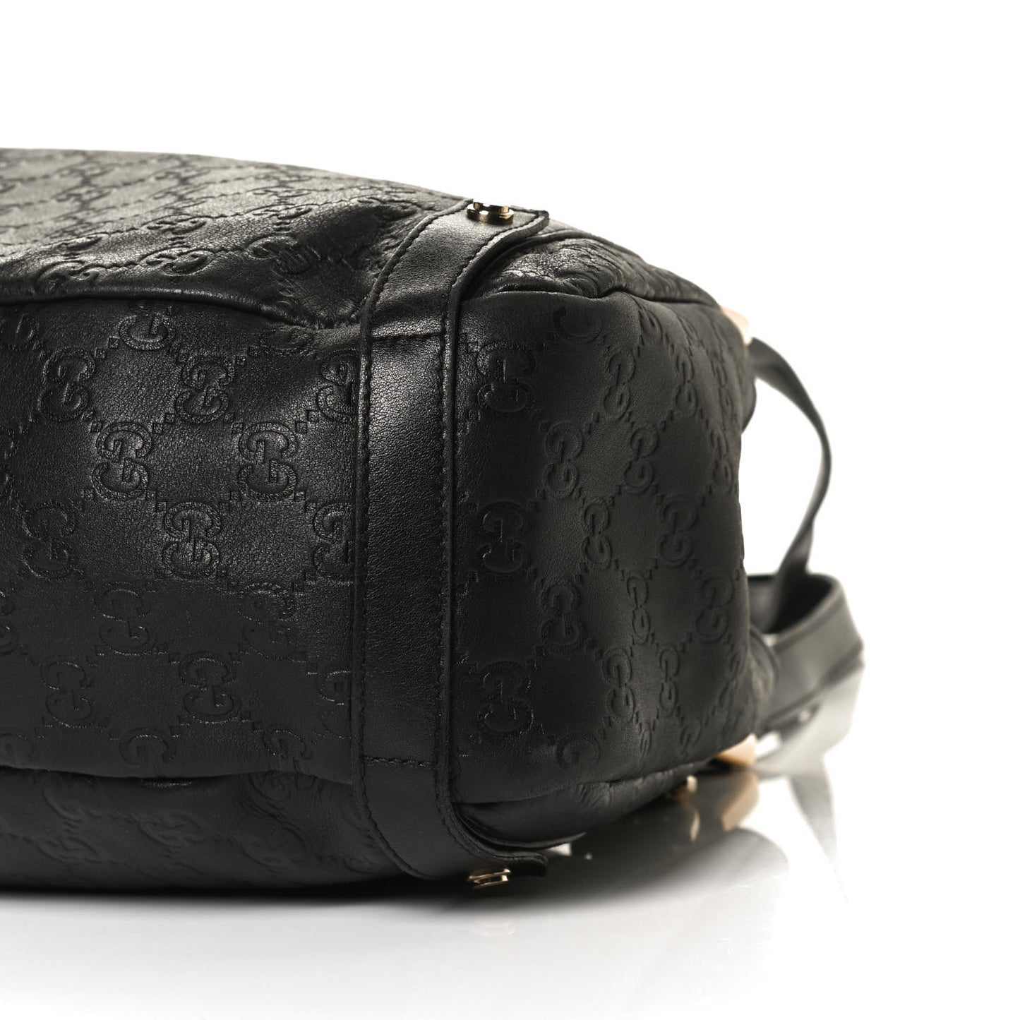 Guccissima Medium Abbey Shoulder Bag Black