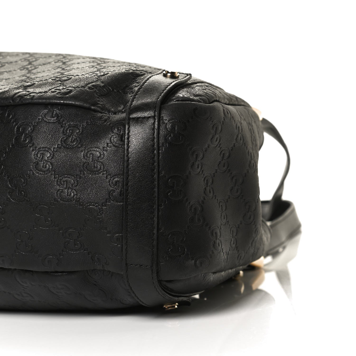 Gucci Guccissima Medium Abbey Shoulder Bag Black 12 of 12