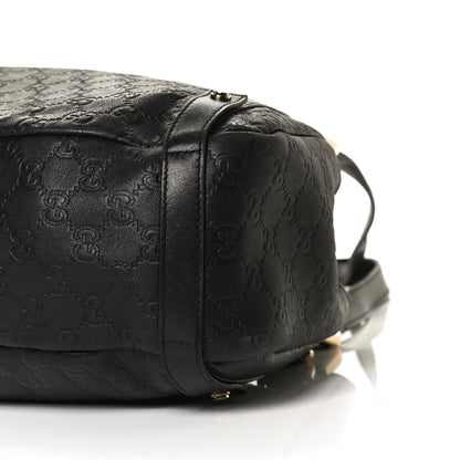Gucci Guccissima Medium Abbey Shoulder Bag Black 12 of 12