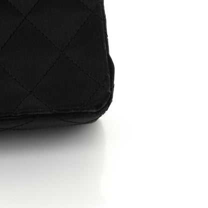 Chanel Satin Quilted Mini Square Flap Black 13 of 16