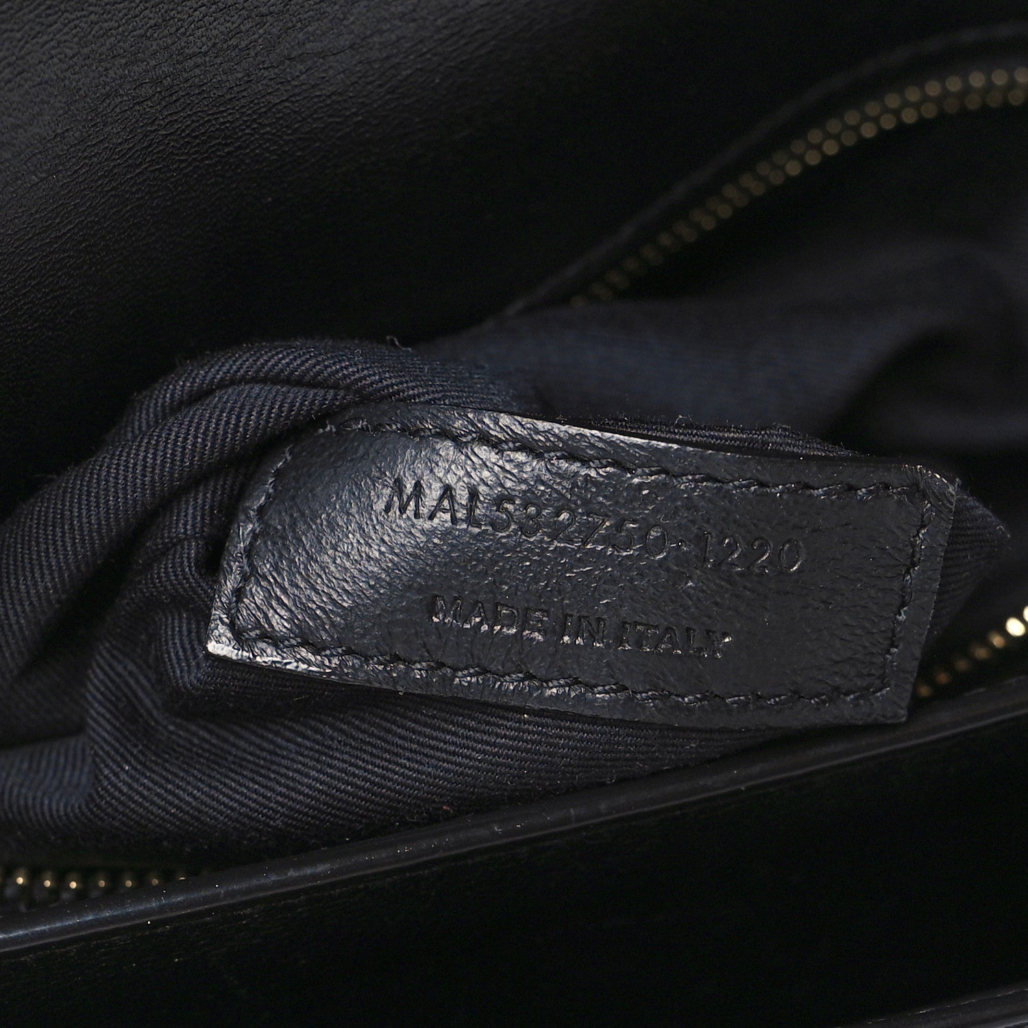 Saint Laurent Smooth Calfskin Suede Monogram Cassandra Clasp Bag Black 6 of 8