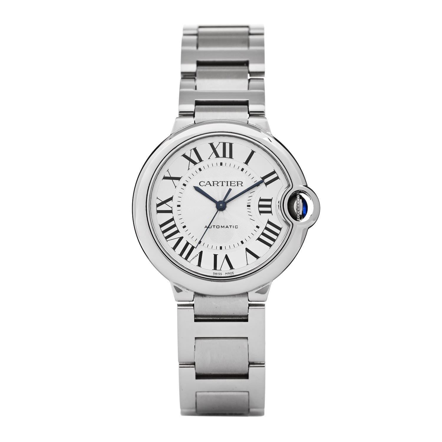 Cartier Stainless Steel 36mm Ballon Bleu De Cartier Automatic Watch 1 of 5