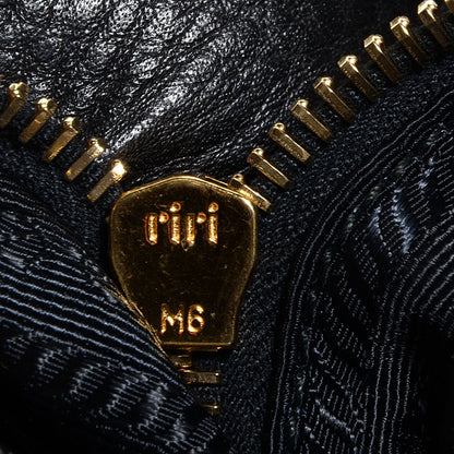 Prada Vitello Daino Tote Nero Black 10 of 12
