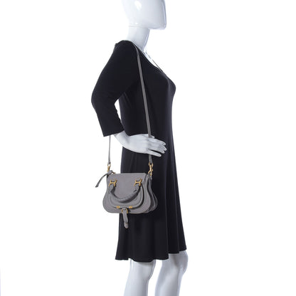 Chloe Calfskin Mini Marcie Satchel Cashmere Grey 2 of 13
