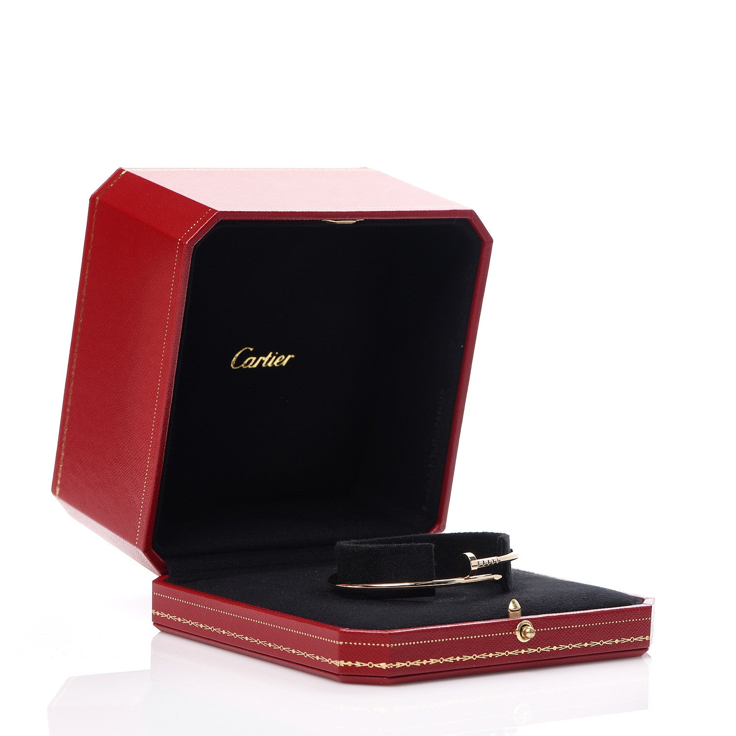Cartier 18K Yellow Gold Small Juste Un Clou Bracelet 17 4 of 4