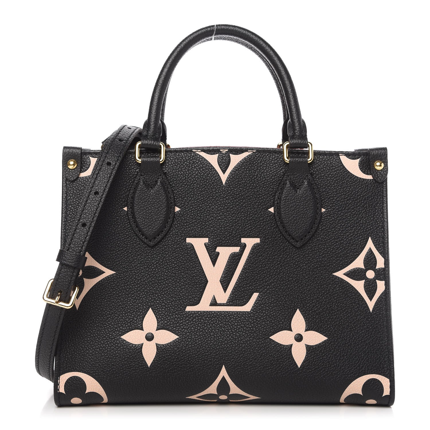 Louis Vuitton Empreinte Monogram Giant Onthego PM Black Beige 1 of 11