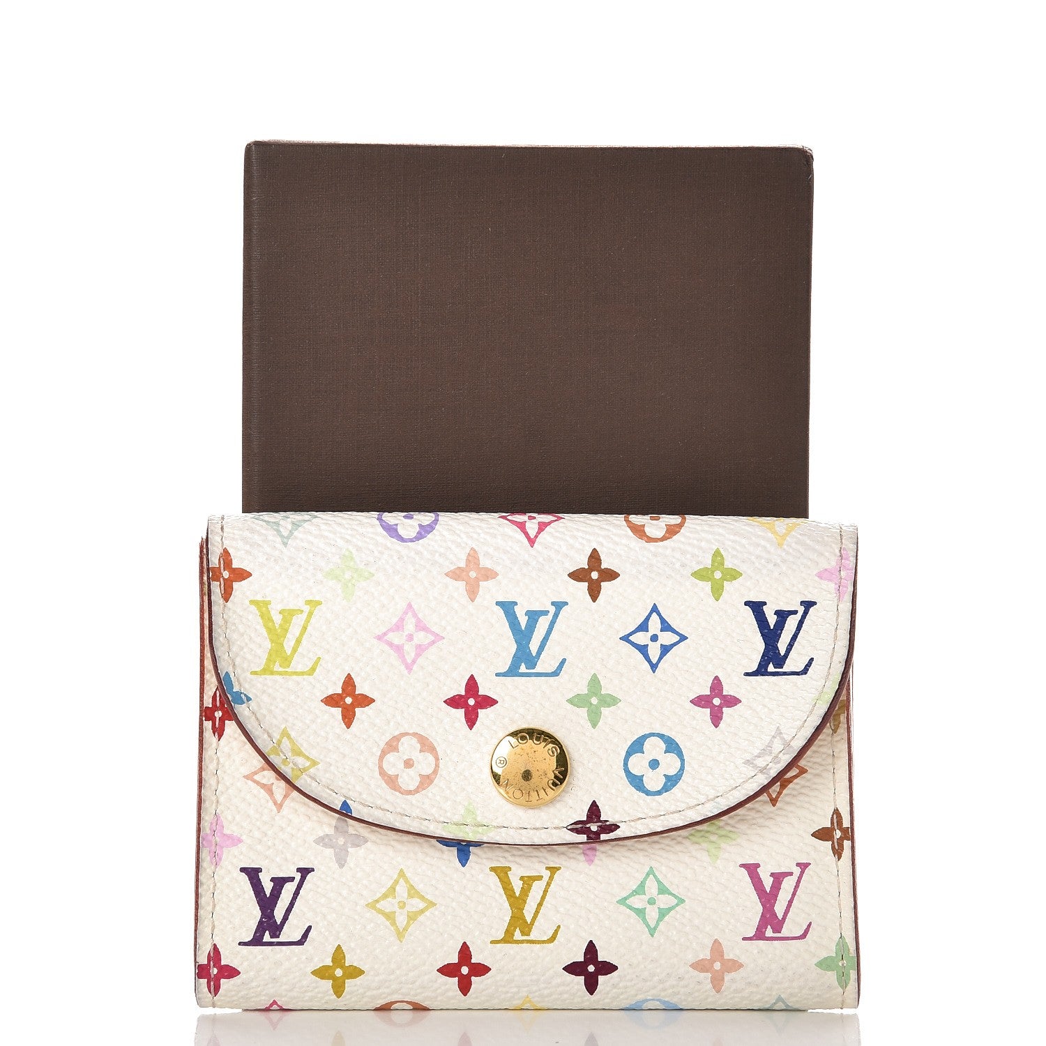 Louis Vuitton Monogram Multicolor Business Card Holder White 8 of 8