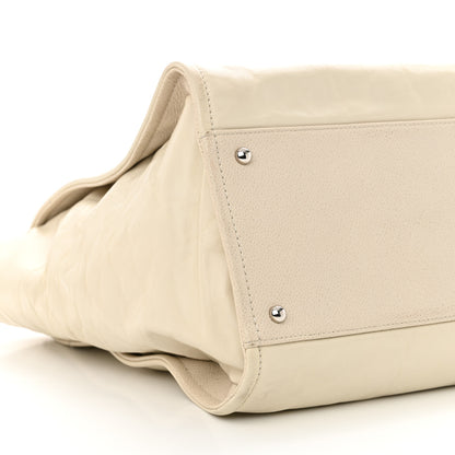 Chanel Calfskin Deauville Tote White 9 of 14