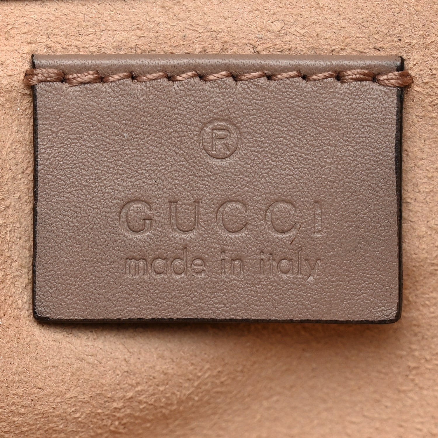 Gucci Calfskin Matelasse Super Mini GG Marmont Shoulder Bag Porcelain Rose 6 of 15