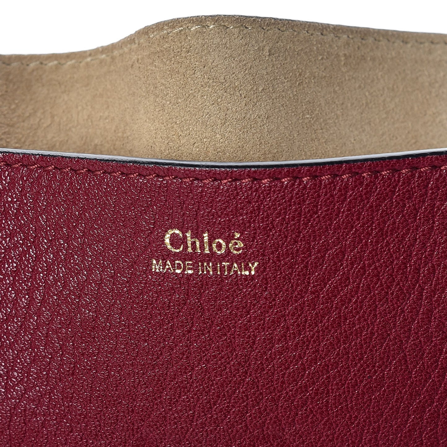 Grained Lambskin Drew Shoulder Bag Wine Purple