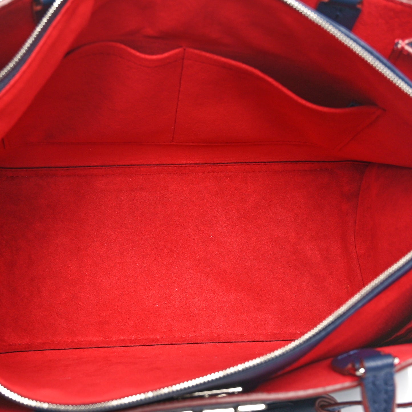 Calfskin Lockmeto Marine Rouge