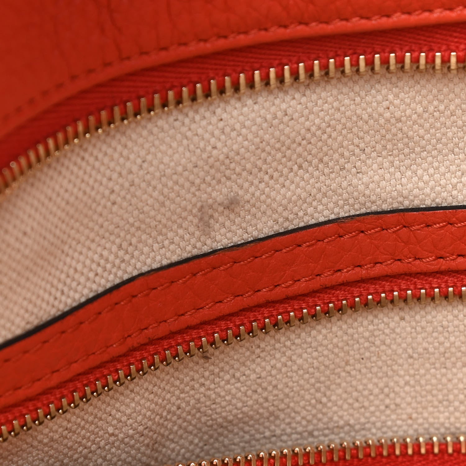 Gucci Monogram Cellarius Calfskin Medium Miss GG Top Handle Bag Beige Ebony New Dark Orange 11 of 14