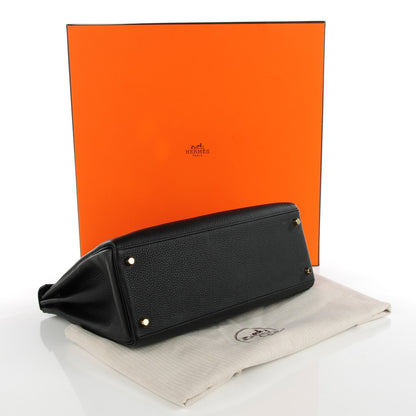 Hermes Togo Kelly Retourne 35 Black 6 of 22