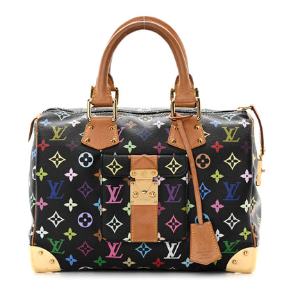 Louis Vuitton Monogram Multicolor Speedy 30 Black 1 of 17