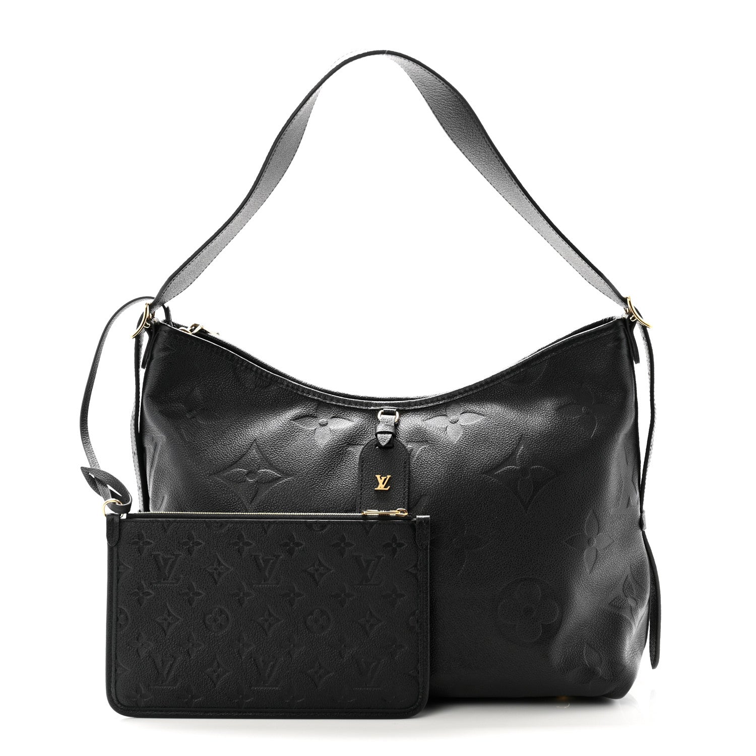 Louis Vuitton Empreinte Monogram Giant Carryall MM Black 2 of 9