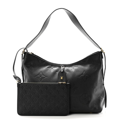 Louis Vuitton Empreinte Monogram Giant Carryall MM Black 2 of 9