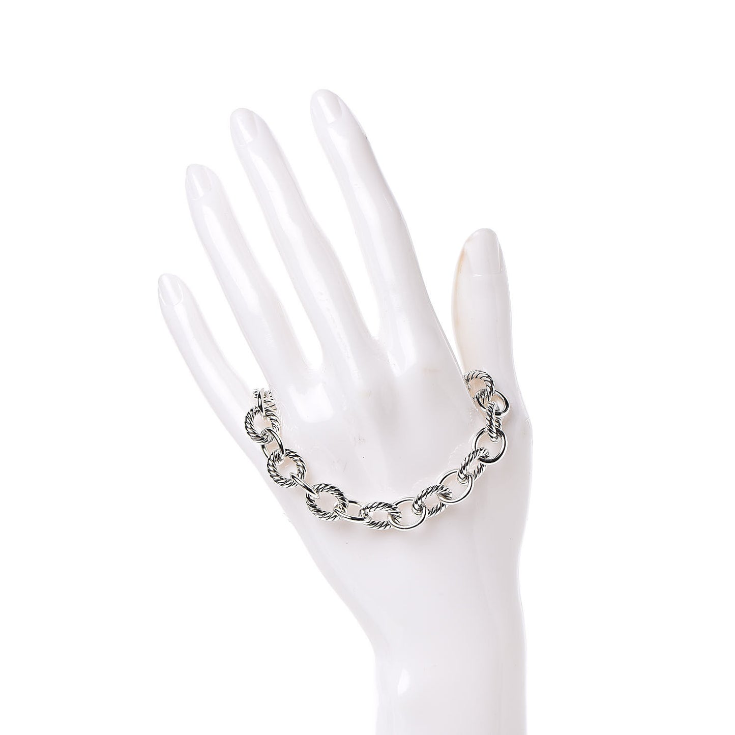 Sterling Silver 10mm Medium Oval Link Bracelet
