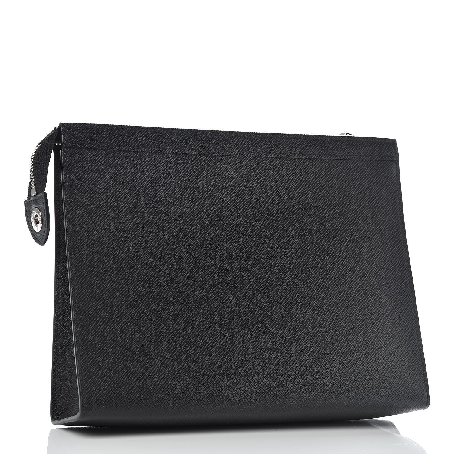 Louis Vuitton Taiga Pochette Voyage MM Black 3 of 8