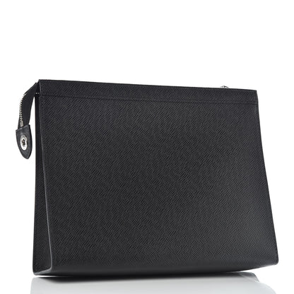 Louis Vuitton Taiga Pochette Voyage MM Black 3 of 8