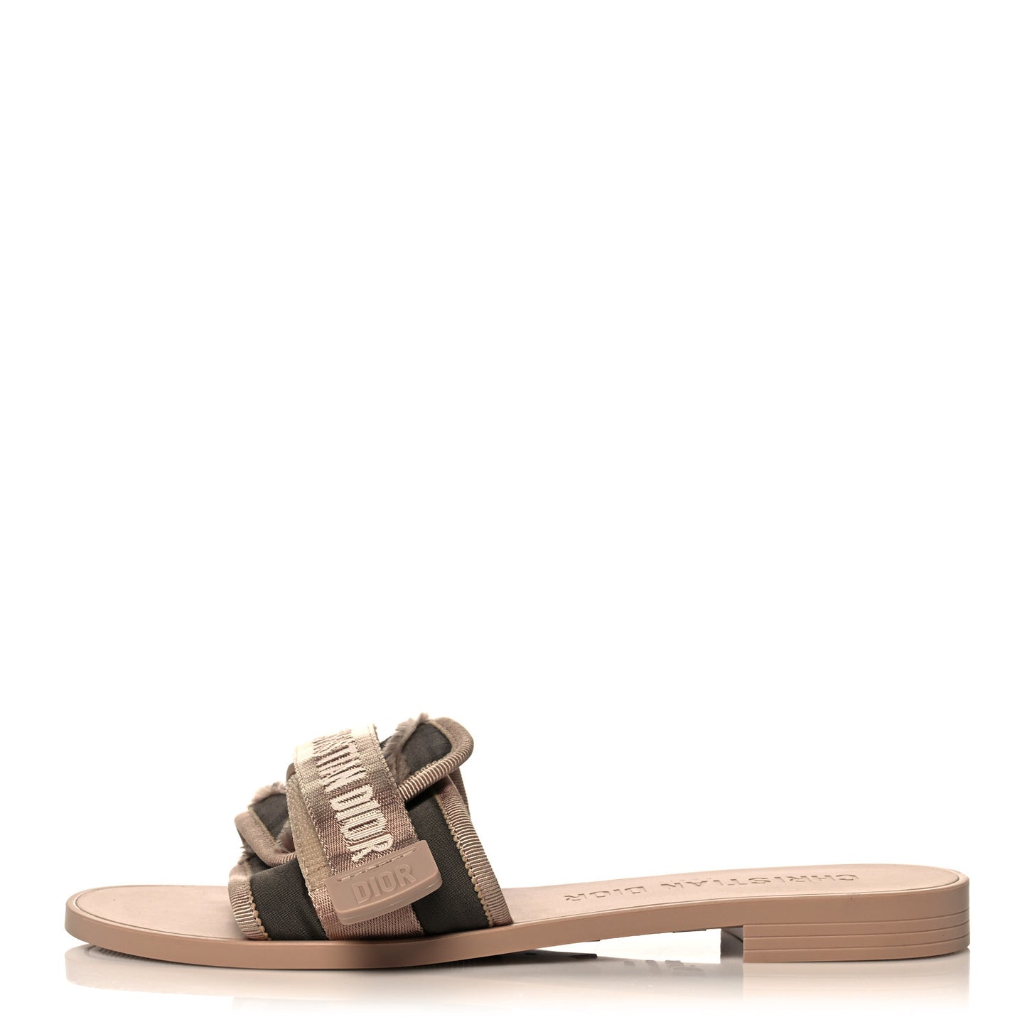 Nylon Camouflage Dio(r)evolution Slide Sandals 39 Nude