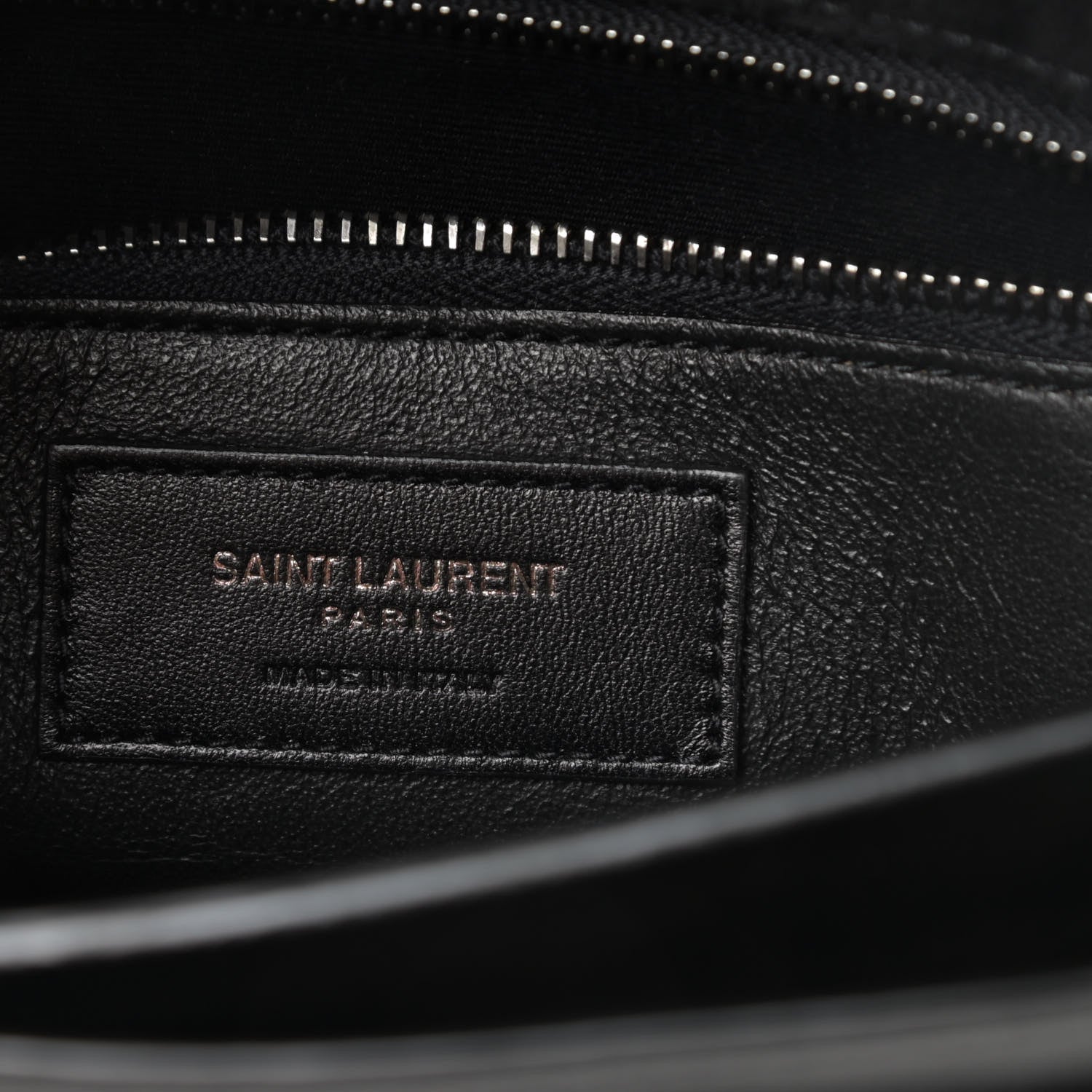 Saint Laurent Patent Monogram Cassandra Clasp Bag Black 6 of 11