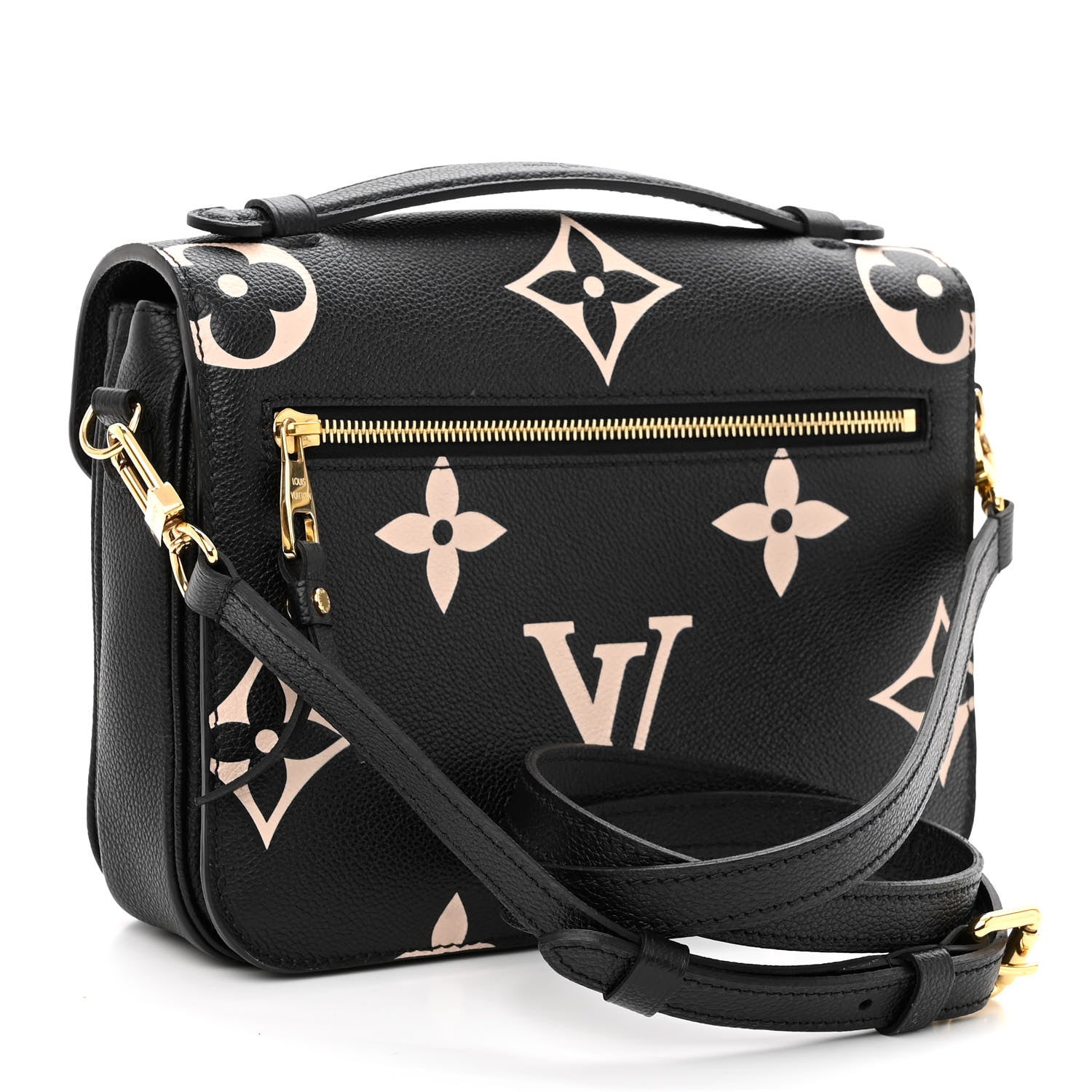 Louis Vuitton Empreinte Monogram Giant Pochette Metis Black Beige 3 of 10