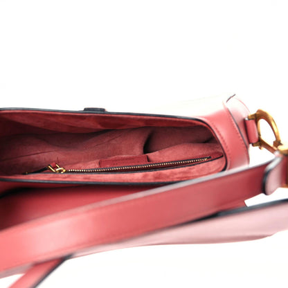 Christian Dior Calfskin Saddle Bag Pink 5 of 15