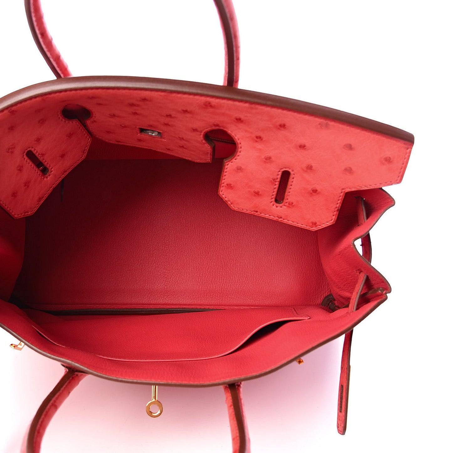 Ostrich Birkin 35 Rouge Vif