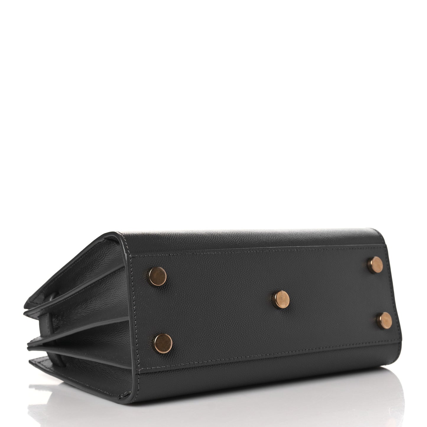 Grained Calfskin Nano Sac de Jour Fog