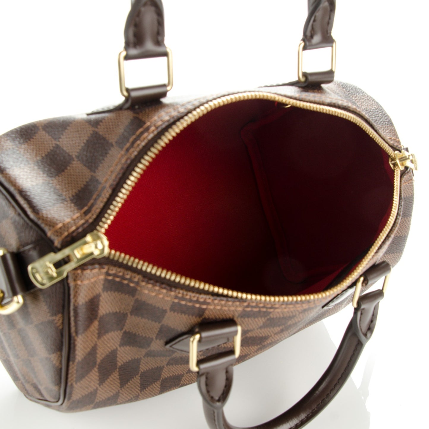 Damier Ebene Speedy Bandouliere 25