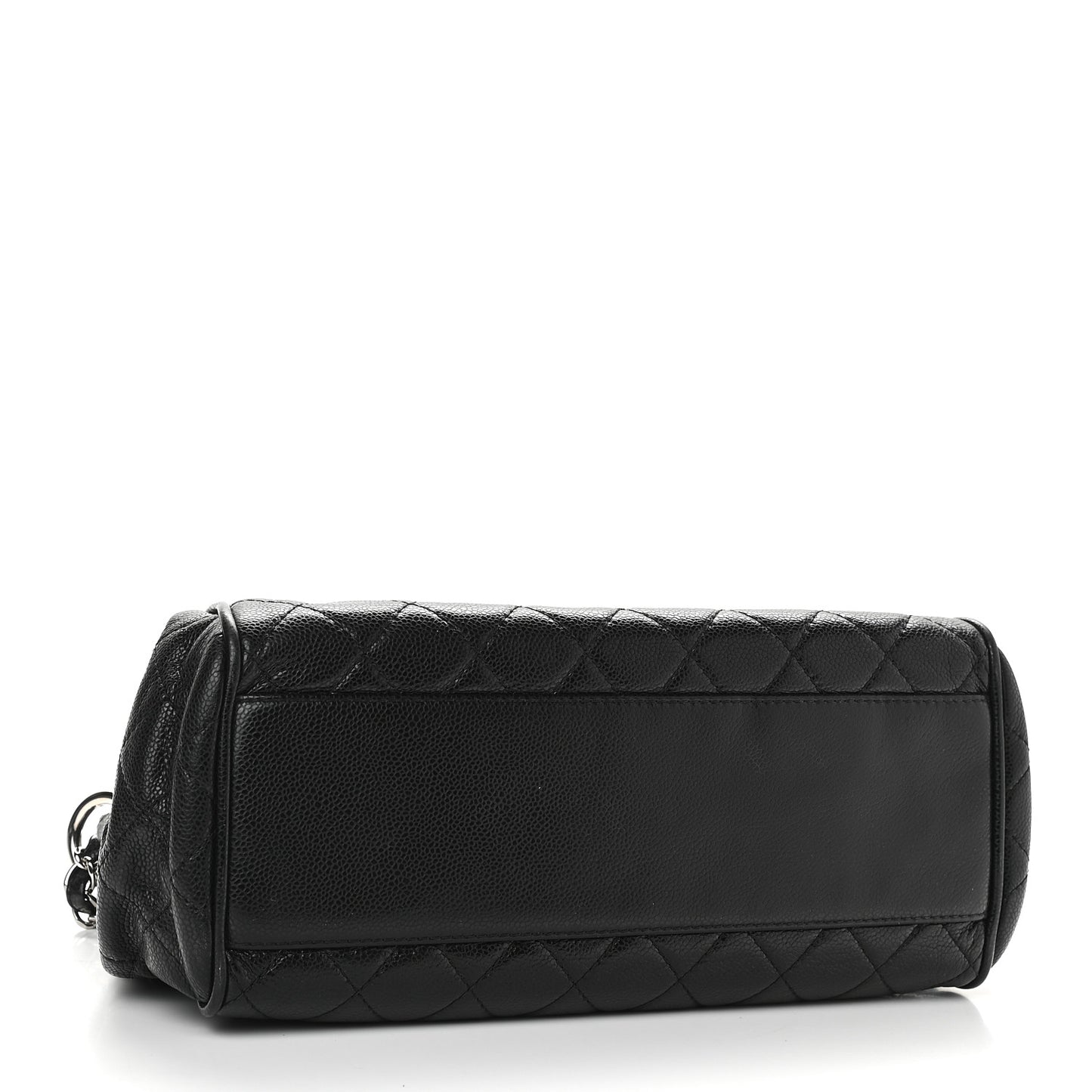 Caviar Quilted Timeless Accordion Flap Black