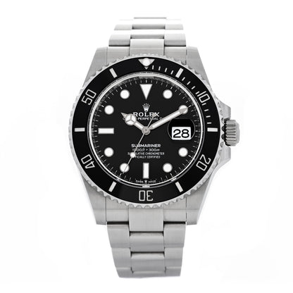 Rolex Stainless Steel 41mm Oyster Perpetual Submariner Date Watch Black 126610LN 1 of 5