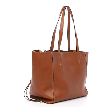 Chloe Smooth Calfskin Medium Milo Shopping Tote Caramel 2 of 10