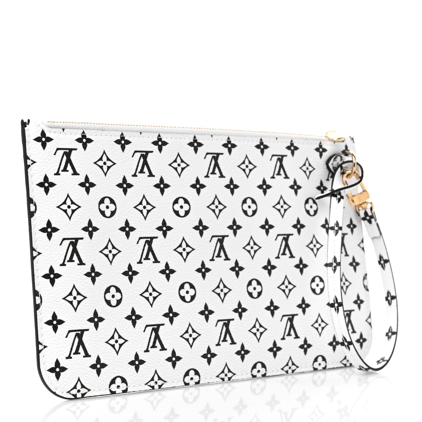 Monogram Giant Neverfull MM GM Pochette White