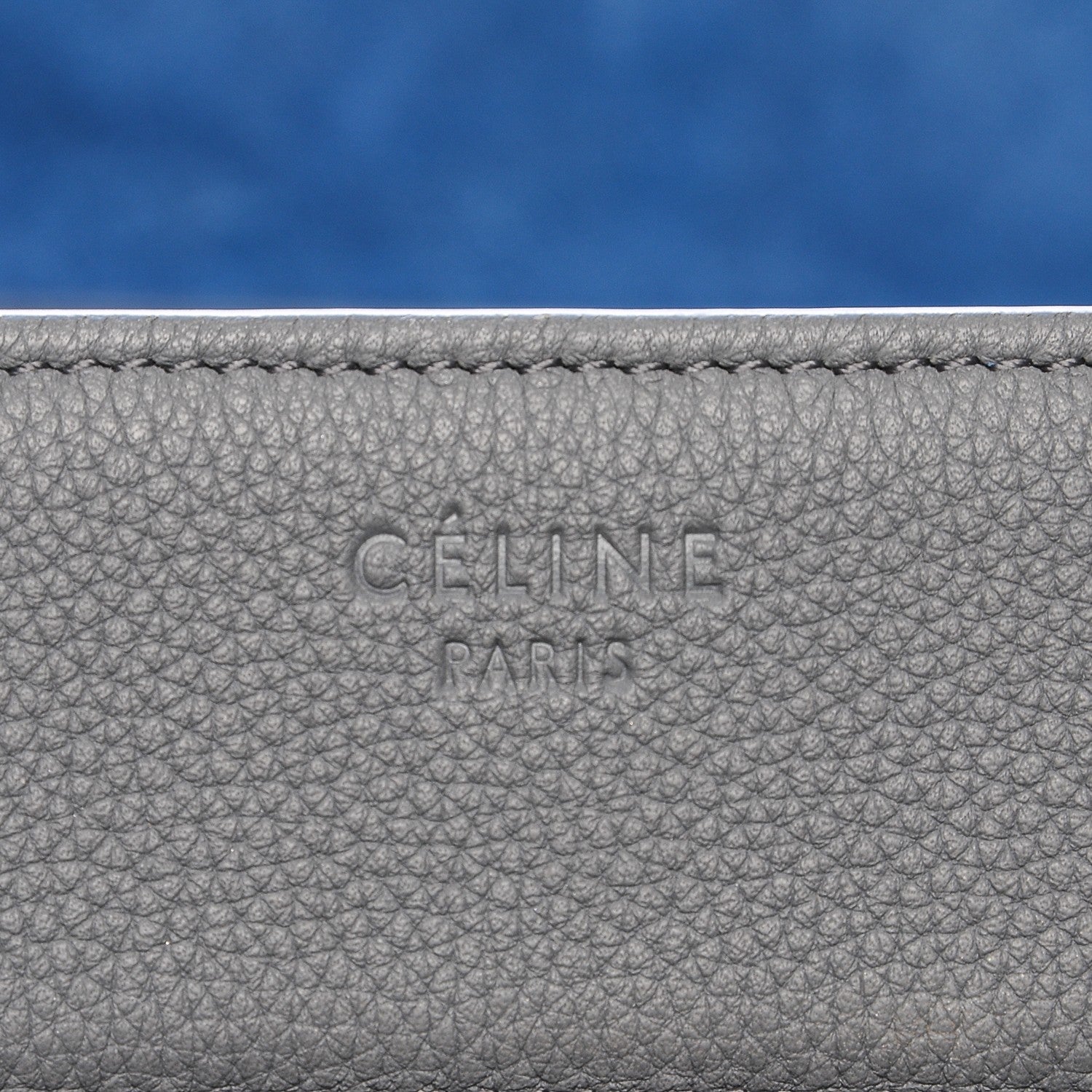 Celine Baby Grained Calfskin Medium Phantom Luggage Kohl 6 of 7