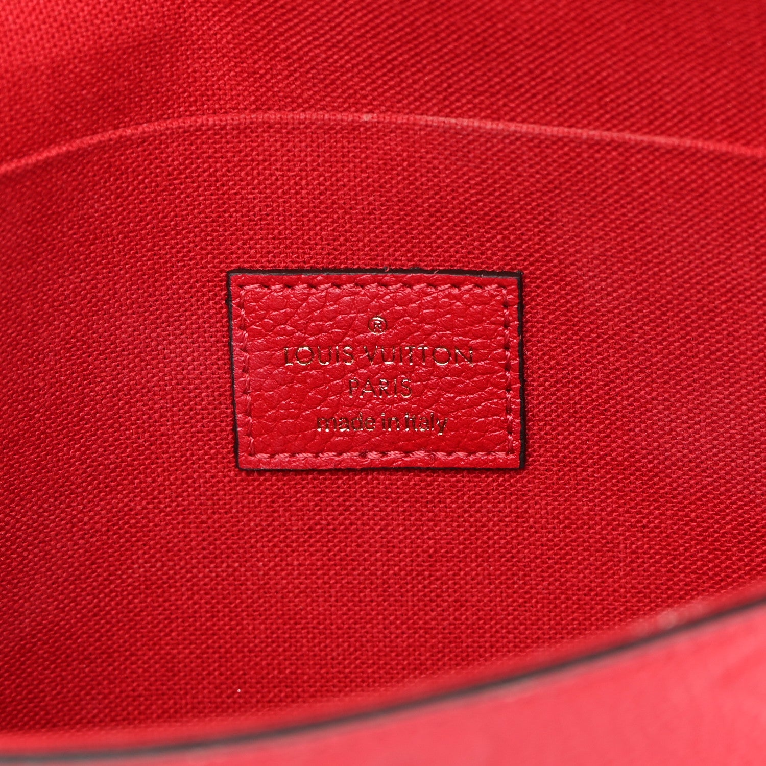 Louis Vuitton Empreinte Pochette Felicie Chain Wallet Scarlet 8 of 17