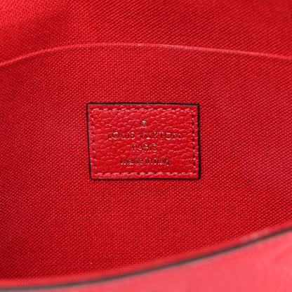 Louis Vuitton Empreinte Pochette Felicie Chain Wallet Scarlet 8 of 17