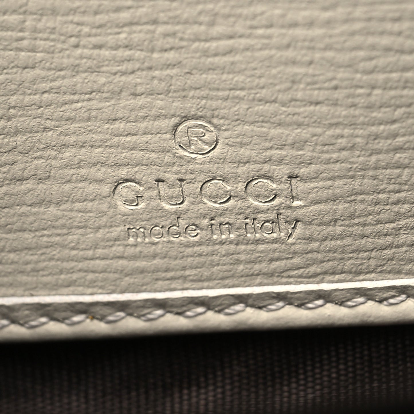 GG Supreme Monogram Azalea Calfskin Horsebit 1955 Zip Around Wallet Beige Ebony Mystic White