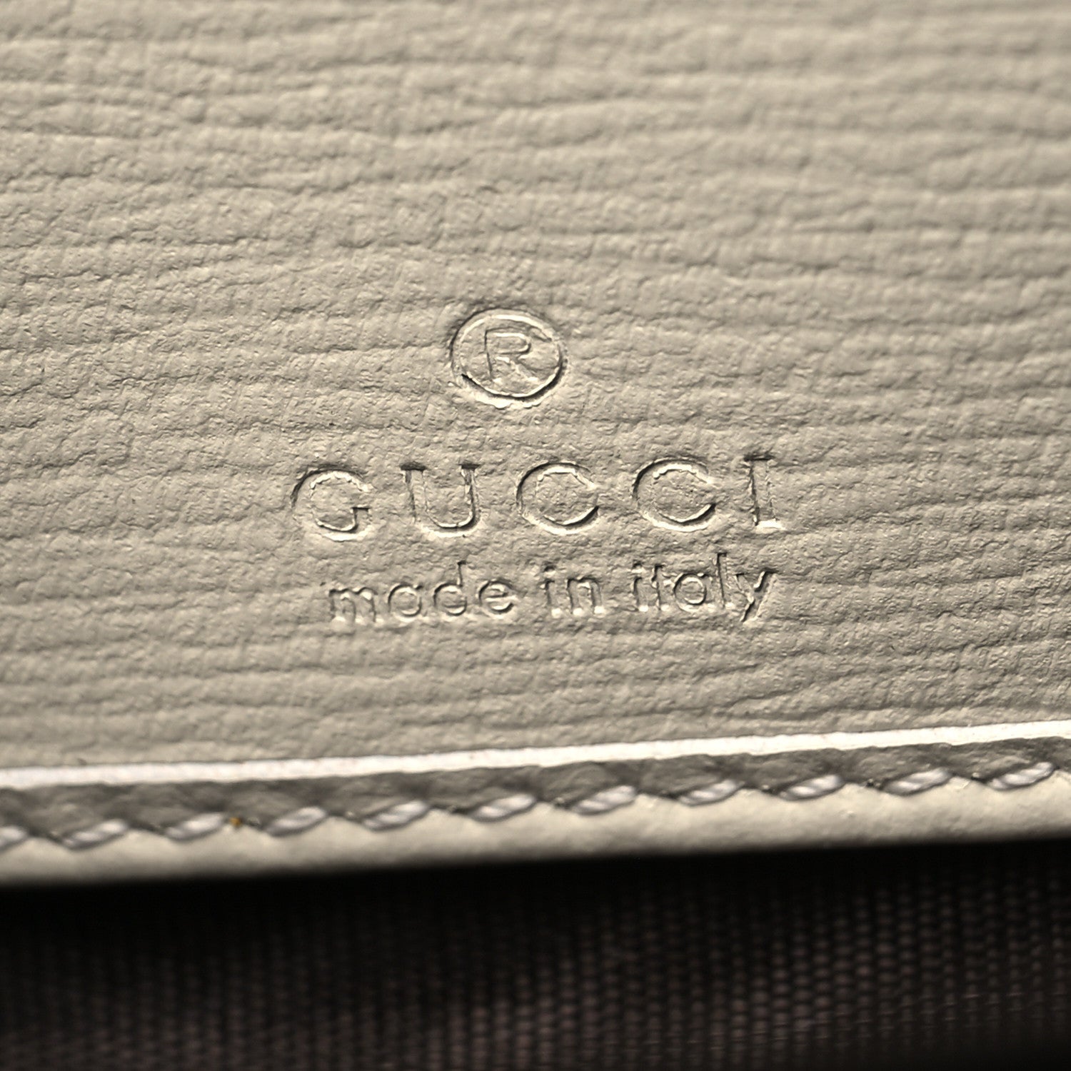 Gucci GG Supreme Monogram Azalea Calfskin Horsebit 1955 Zip Around Wallet Beige Ebony Mystic White 6 of 9
