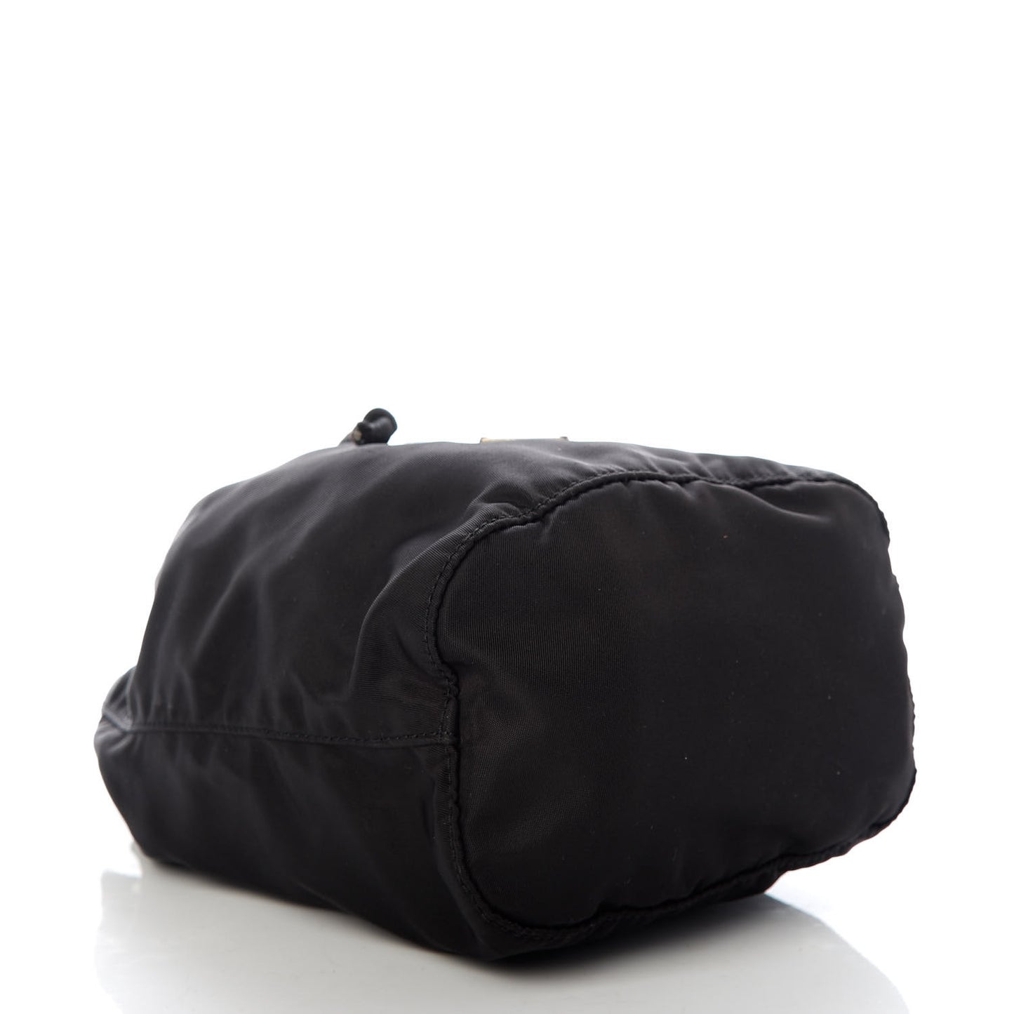 Nylon Vela Drawstring Pouch Black
