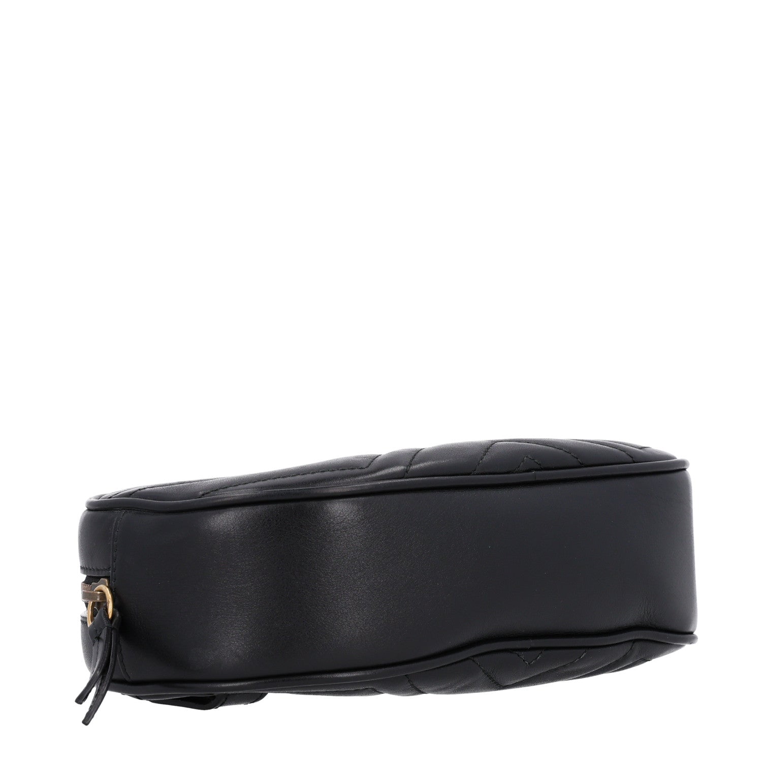 Gucci Calfskin Matelasse GG Marmont Belt Bag 75 30 85 34 Black 3 of 9