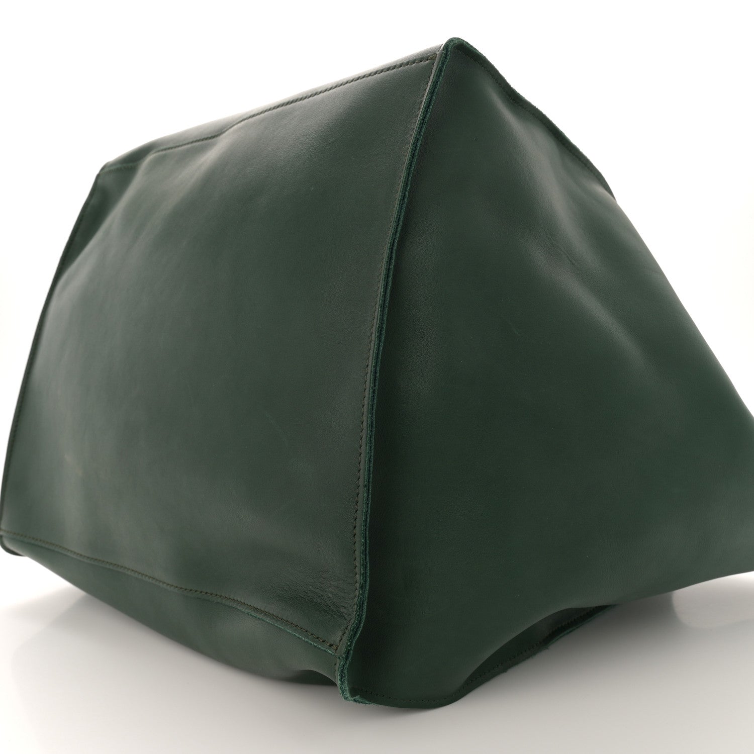 Celine Smooth Calfskin Medium Big Bag Dark Green 10 of 14