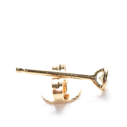 Tiffany 18K Yellow Gold Diamond .16ctw Elsa Peretti Diamonds By The Yard Earrings 3 of 8