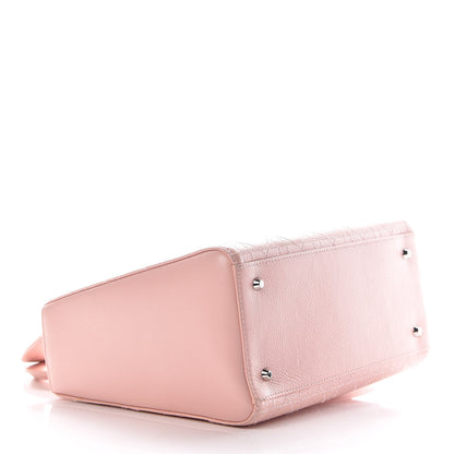 Christian Dior Grained Calfskin Cannage Medium Lady Dior Pink 4 of 9