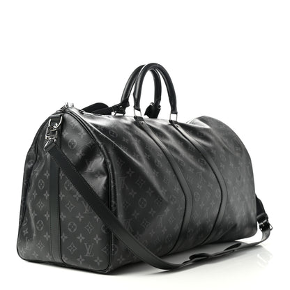 Louis Vuitton Monogram Eclipse Keepall Bandouliere 55 3 of 10