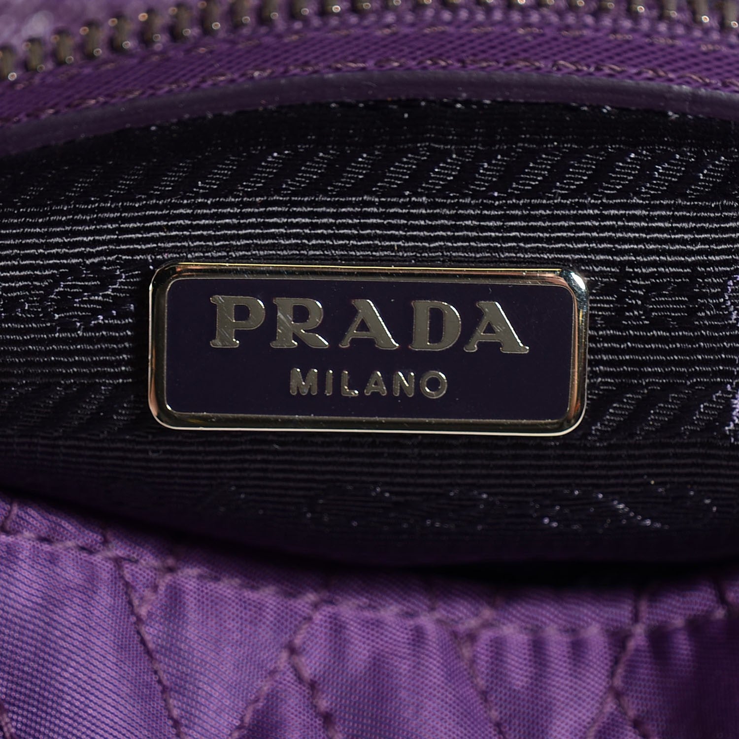 Prada Nylon Tessuto Impuntu Quilted Flap Anemone 6 of 10