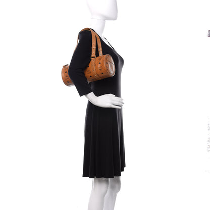MCM Visetos Essential Barrel Bag Cognac 2 of 12